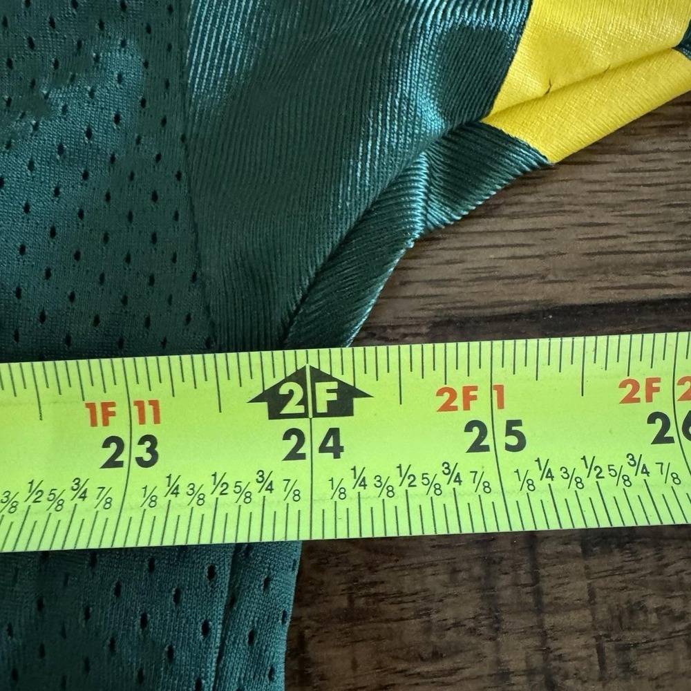 Green Bay Packers Brett Favre‎ Vintage 90s Champion Jersey Size 48 Made In USA - Picture 8 of 9